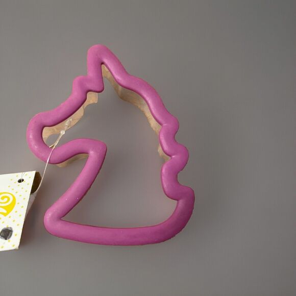 Wilton Grippy Cutter Comfort Grip Purple Unicorn Cookie Cutter 2311-9272 - Picture 2 of 5